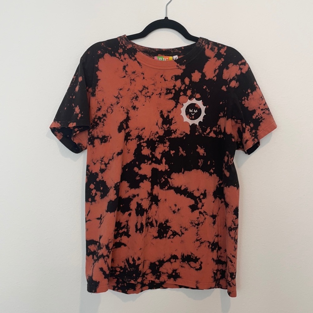🧡 Big Bud Press Magic Waters T-Shirt w/ orange and black tie dye 🧡